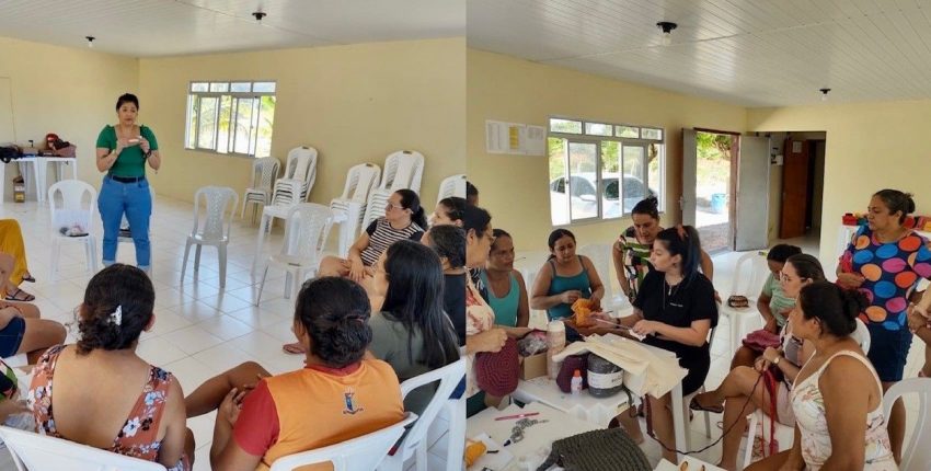 Curso de Crochê para Artesãs de Morgado/CE