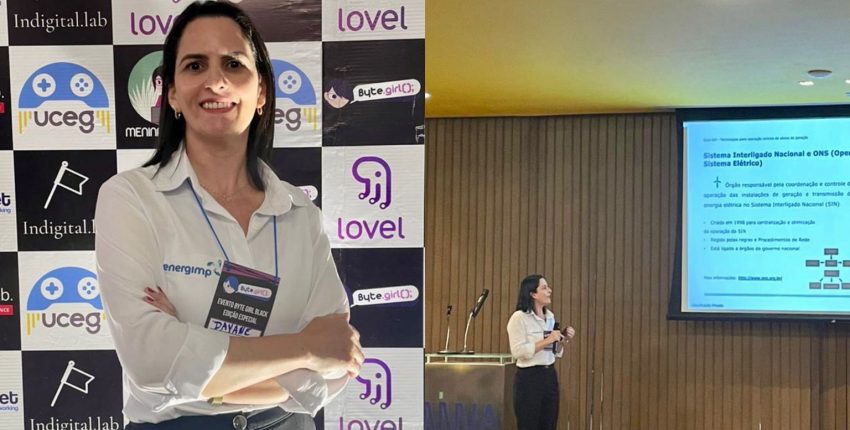 Energimp em evento de tecnologia com foco em mulheres