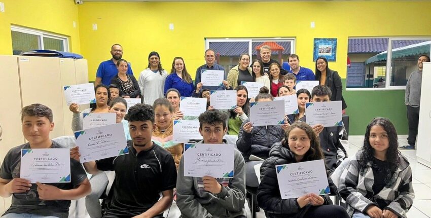 Curso de Inclusão Digital em Bom Jardim da Serra/SC